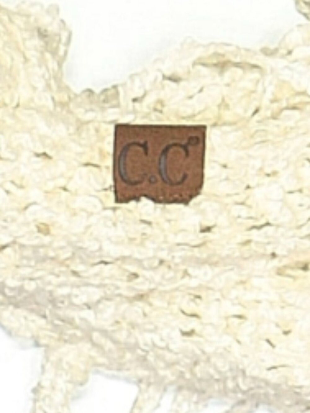 CC - Ivory Infinity Scarf - Picture 3 of 4